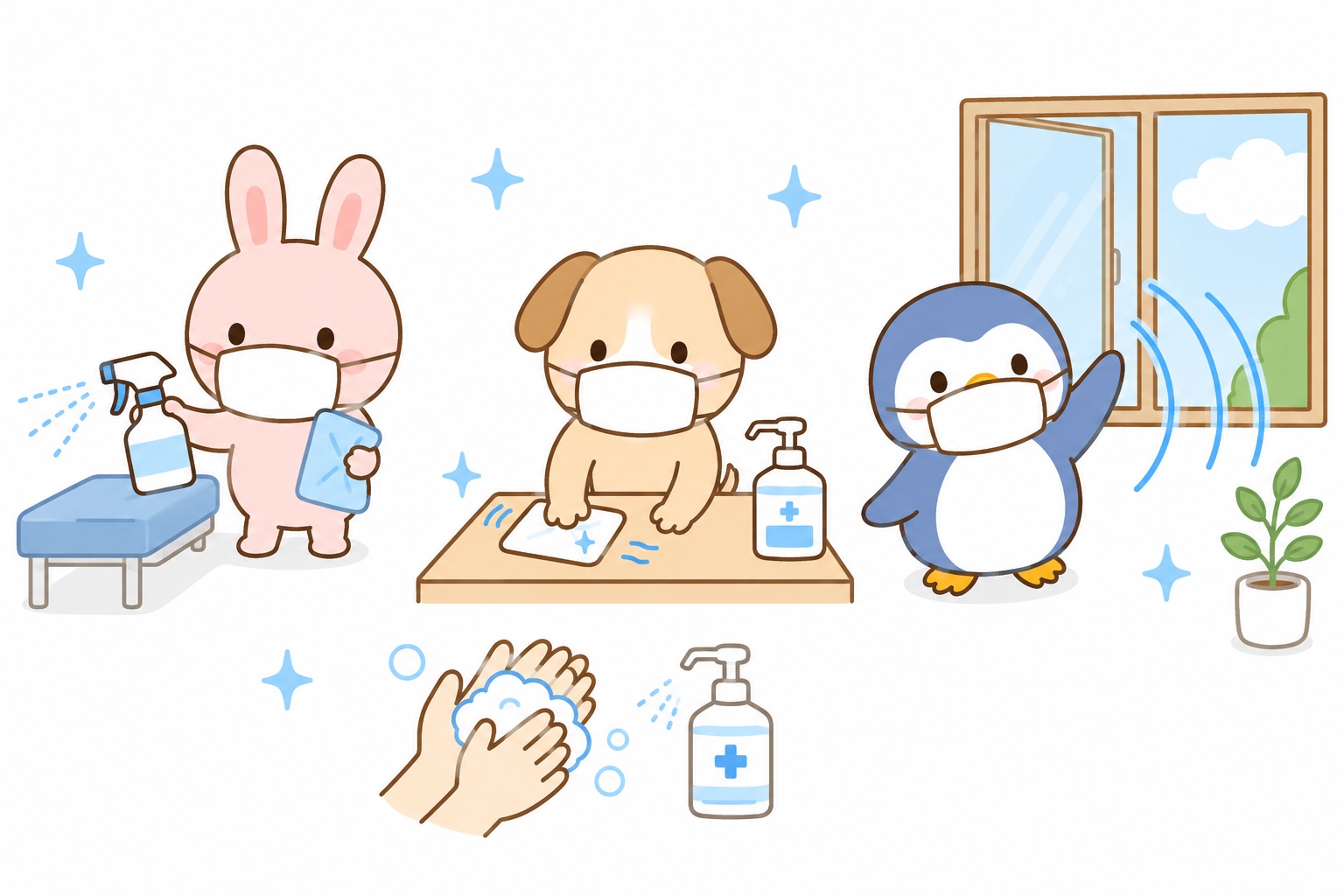 Hygiene guidelines poster